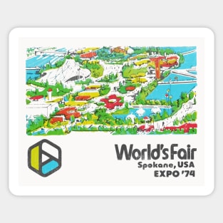 Expo 74 World's Fair Spokane, WA Sticker